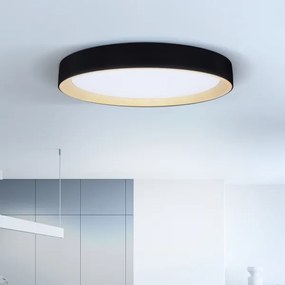 Brilagi - LED dimmelhető mennyezeti lámpatest LARIOS LED/72W/230V fekete Ø 59 cm + távirányító