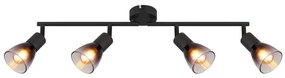 Globo 54312-4 - Spotlámpa SATELLA 4xE14/25W/230V fekete