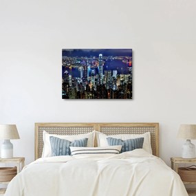 Egy kép a felhőkarcolók éjjel (70x50 cm)