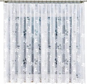 Jacquard függöny Renata 500x170cm mintás 49885 egyenes virágos (szegélyekkel)