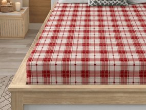Mikroszálas lepedő TARTAN HEART színes 180x200 cm