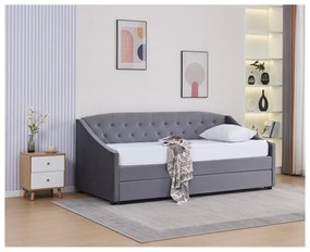 Széthúzható ágy 90 cm Asesorar (szürke) . 1116214