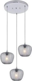RÁBALUX 3178 MONET Többágú Függesztett Lámpa Króm E27 IP20