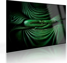 Üveg kép - Buddha keze (70x50 cm)