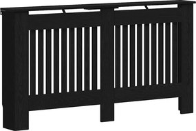vidaXL Radiátor fedezék Fekete tölgy 152 x 19 x 81,5 cm Faanyag