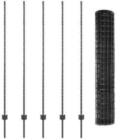 Szürke Euro kerítés készlet 2 db-os csomag Szürke