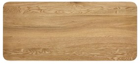 Tölgyfa étkezőasztal 44.5x100 cm Bodo – Villa Collection