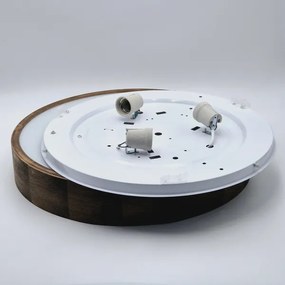 Brilagi - LED mennyezeti lámpa CARVALHO 3xE27/60W/230V tölgy-dió, átm. 47 cm