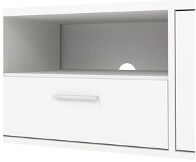 Fehér TV-állvány 147x38 cm Media – Tvilum