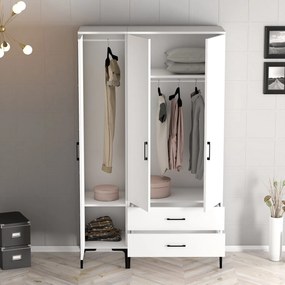 Ruhásszekrény Kiara RT (fehér). 1088485