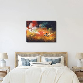 Kép - Az űrben úszó ember (70x50 cm)