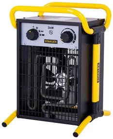 STANLEY SXJH203000E fűtőtest, 3000 W, 2 fokozat, fém ház, termosztát, IPX4 védelem, túlmelegedés elleni védelem