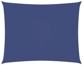 kék téglalap alakú oxford-szövet napvitorla 2,5 x 3,5 m