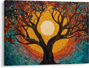 Kép - Nap az élet fájának koronájában (70x50 cm)