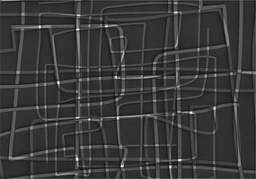 Fotótapéta Flizelin Dekoratív Hálószoba Absztrakt vonalak 312x219