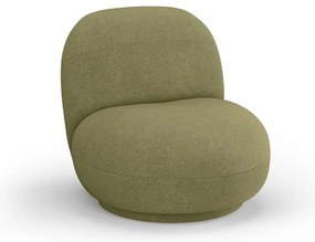 Zöld buklé fotel Chuck – Micadoni Home