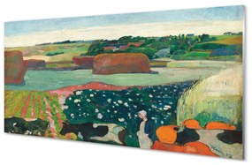 Akrilkép Art festett vidéki látkép 125x50 cm