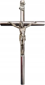 Fa akasztós kereszt h21cm Wenge Keskeny betéttel