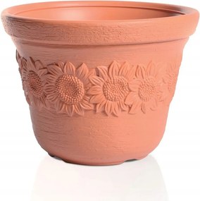 Sunny Flower virágcserép narancssárga 66704-2021