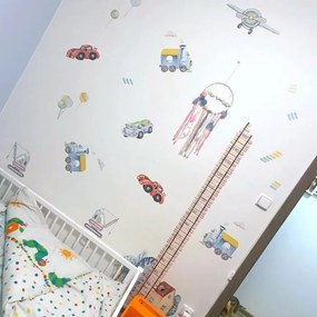INSPIO Akvarell falmatricák - Közlekedési eszközök