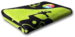 Salina gekkó zöld-fekete strandtörölköző