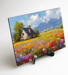 DUBLEZ | Falusi kép a falra - Ház a réten