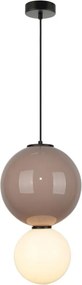 ITALUX PND-95221-1L-BR PIEVE Modern Függesztett Lámpa Bézs, Fehér, Matt Fehér, Barna, Opál LED IP20