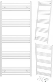 Fürdőszobai Radiátor Fehér Létra 60x140 cm Modern Radiátor Breno