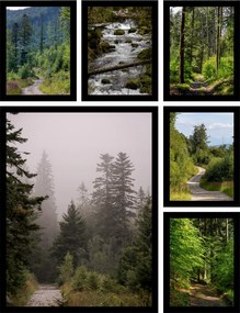 Poszter szett 6db fali kĂ©p tĂĄjkĂ©p hegyek tĂĄtra erdĆ