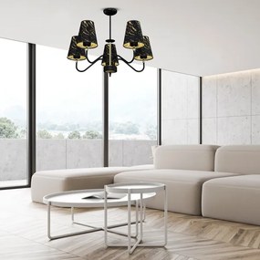 Csillár rúdon HERMES 5xE27/60W/230V