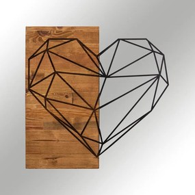 Fa fali dekoráció, Heart