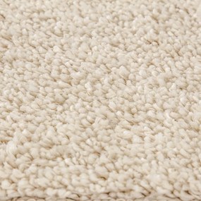 Puhaszőnyeg Magas Pile Krém 160x160 cm PP