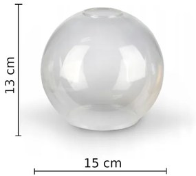 Felületre szerelhető csillár  STAR 3xE27/60W/230V fekete/átlátszó