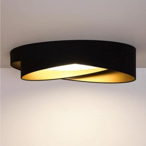 BRILAGI - Dimmelhető LED lámpa VELVET TWIST LED/36W/230V CCT Ø 65 cm WT fekete/arany + távirányító