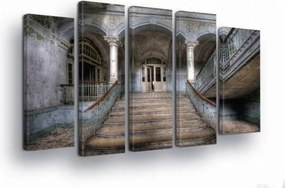 Vászonkép 150x100 Elhagyatott épület romok régi lépcső építészet történelem