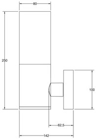 Maytoni O418WL-01B - Kültéri fali lámpa WILLIS 1xE27/60W/230V IP54 fekete