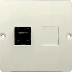 Telefon aljzat bézs RJ12 BMT1.02/12 Kontakt SImon Basic krémszínű