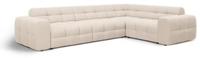 Bézs sarokkanapé (jobb oldali-L alakú) Kendal – Micadoni