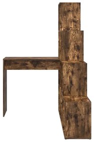 Sarokíróasztal Füstölt tölgy 101,5 x 149,5 x 149,5 cm Faanyag