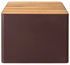 Kultéri asztalka WOODGREEN, többféle - Hobby Flower szín: khaki/sötét fa