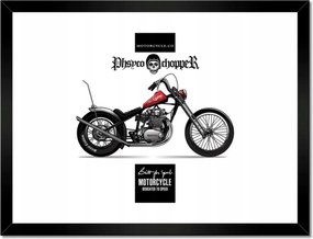 Poszterek keretben 40x30 Motorkerékpár Antik Vintage