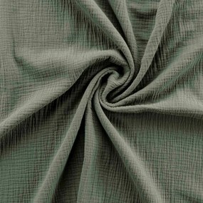 Khaki kétszemélyes-hosszabbított muszlin ágyneműhuzat 240x260 cm Angelia – douceur d'intérieur