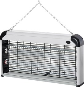 Outsunny Elektromos Szúnyogölő Lámpa 30W, Belső Használatra, UV Fényhatással, 60 m²-es Területhatással, 48.5x8.5x26.5 cm, Ezüst | Aosom