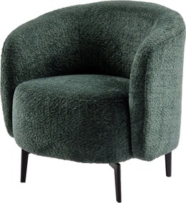 Fotel, zöld/fekete, PRESO