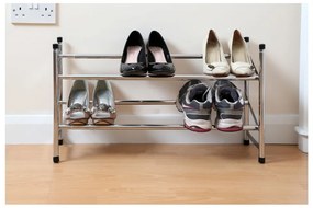 Ezüstszínű fém teleszkópos cipőtartó állvány – Premier Housewares