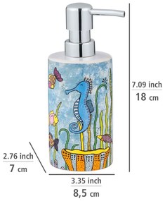 Kerámia szappanadagoló 360 ml Rollin'Art Ocean Life – Wenko