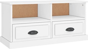 vidaXL fehér szerelt fa TV-szekrény 93x35,5x45 cm