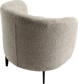 Fotel, bézs/fekete, PRESO