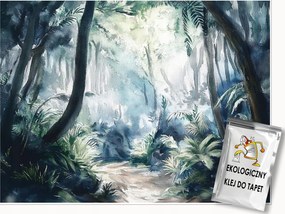 Fotótapéta Erdő Fák Dzsungel Hálószoba Nappali Tapéta Flizelina 350x250