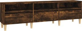 vidaXL füstös tölgy színű szerelt fa TV-szekrény 150 x 30 x 44,5 cm